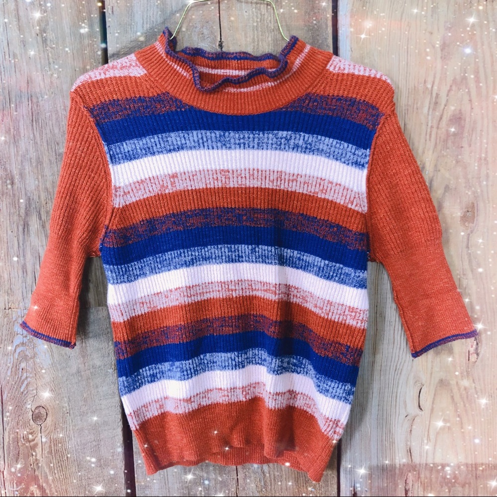 ❌❌SOLD❌❌🍊Free People🍊NWOT Short-Sleeve Sweater M